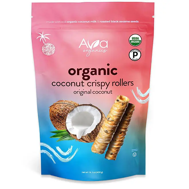 Ava Organics Coconut Crispy Rollers