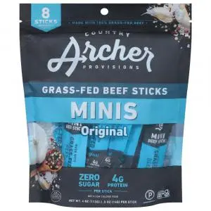 Country Archer Grass-Fed Beef Stick Minis, Original